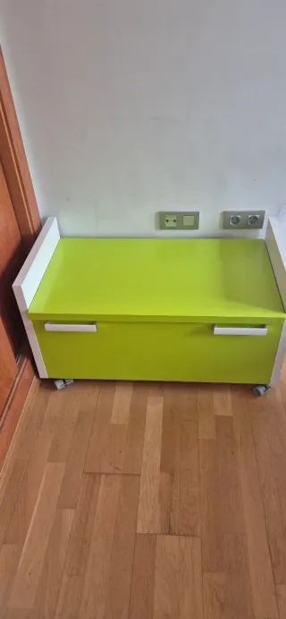 Cama Nido Juvenil Azul con Arcón