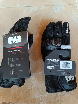 Guantes Moto Oxford Negros L