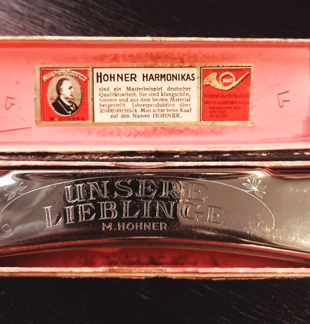 Armónica "Unsere Liebling M. Hohner" Alemania 40´s