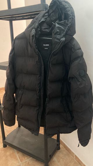 Pull&Bear Chaqueta Negra Talla S