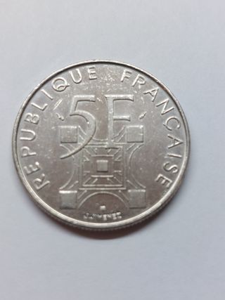 Moneta 5 Franchi Francesi 1989