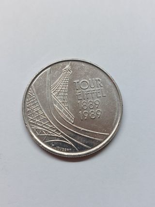 Moneta 5 Franchi Francesi 1989
