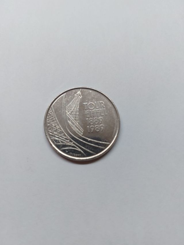 Moneta 5 Franchi Francesi 1989