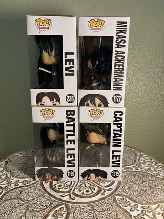 Lotto 4 Funko Pop! Attack on Titan