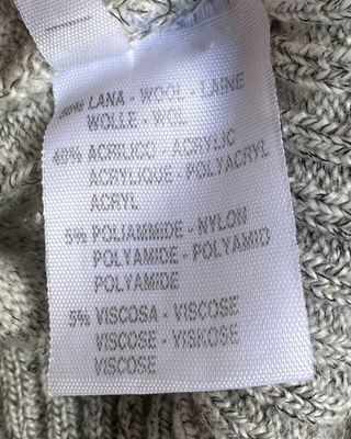 Jersey Lana Robert Red Geométrico Retro Gris