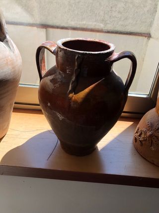 Cántaro antiguo vidriado