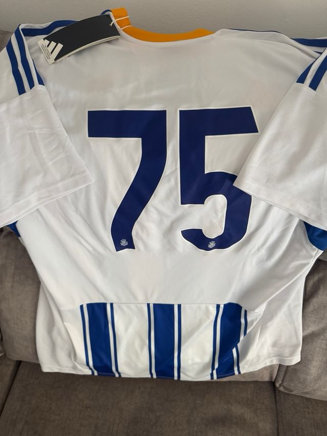 Primera equipación Recreativo de Huelva 2025/2026