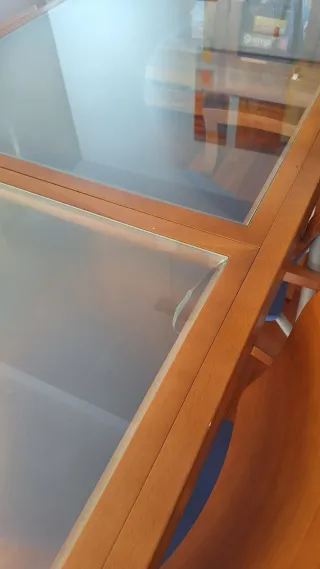 Mesa de comedor extensible con 4 sillas