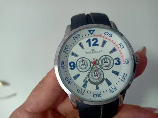 Reloj Philippe Biguet Hombre Negro/Plata