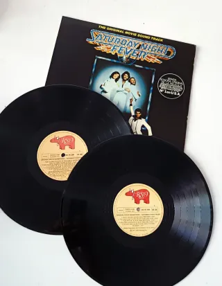 SATURDAY NIGHT FEVER BSO 1977 Álbum doble