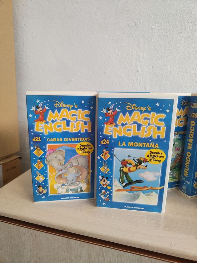 Colección VHS Disney's Magic English