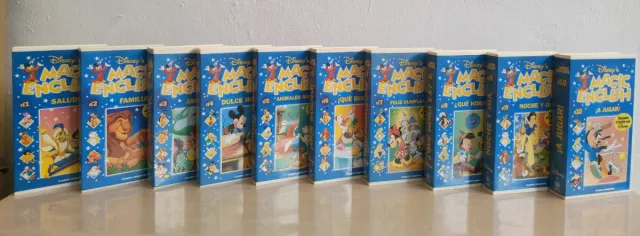 Colección VHS Disney's Magic English