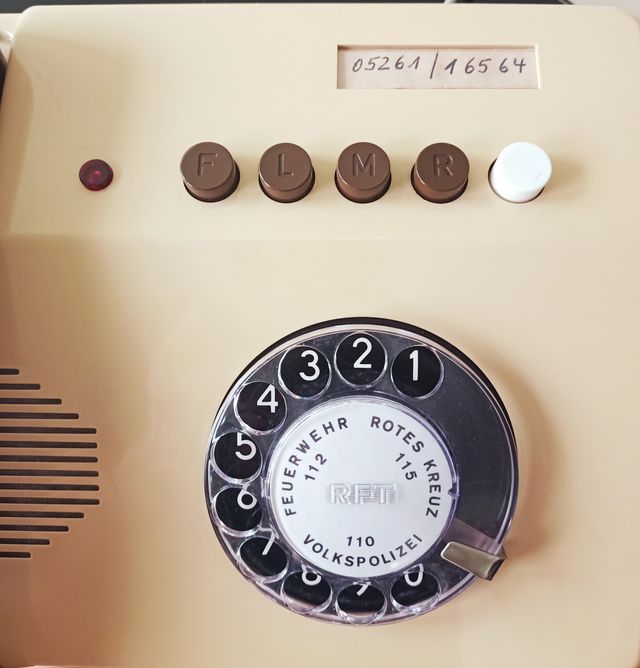 Teléfono-Centralita "RTF" Alemania (GDR) 1988