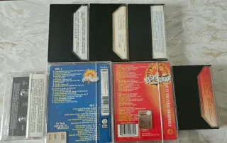 Lotto 11 cassette compilation, dance, pop rock