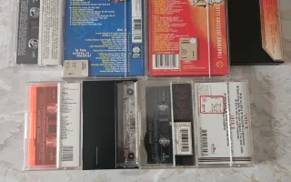 Lotto 11 cassette compilation, dance, pop rock