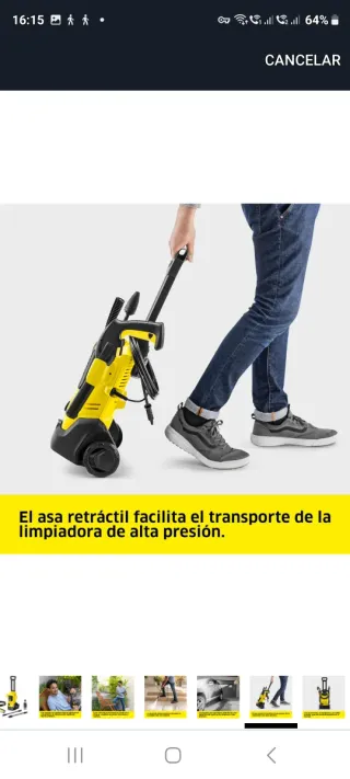 Hidrolimpiadora Kärcher K 2 Premium FJ