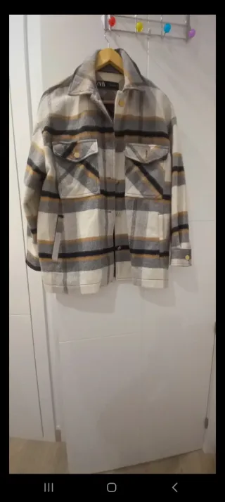 Chaqueta Zara cuadros M
