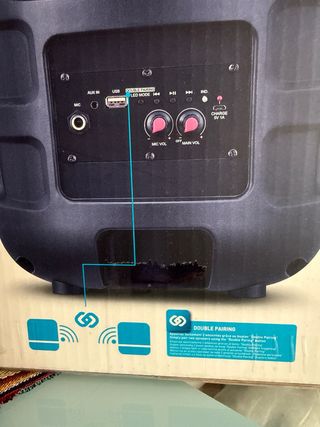 2 Altavoces Bluetooth Poss Party20 Multicolor