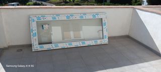 Puerta balconera PVC VEKA 204,5x88cm Nueva