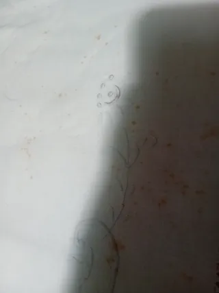 Lenzuola antiche ricamate a mano cm 290x240