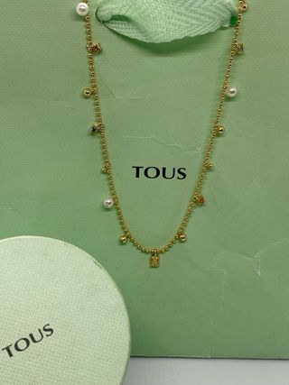 Collar Tous Dorado con Abalorios