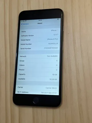 iPhone 6 Plus 16GB .gris .