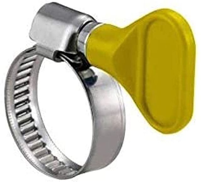 Abrazadera 32mm con Asa Amarilla