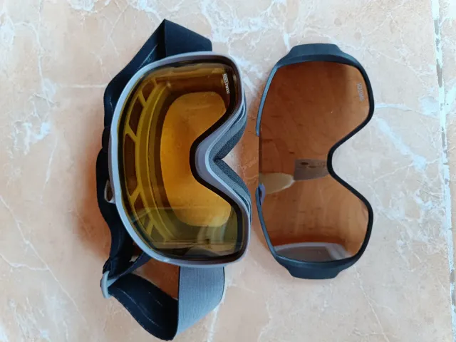 Gafas de esquí doble lente (sol-nublado)