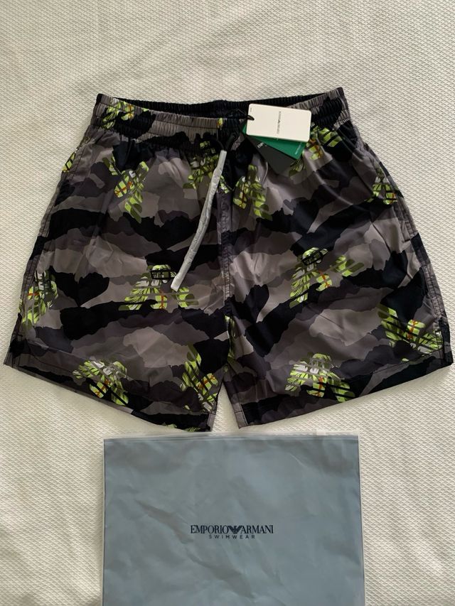 Bañador Emporio Armani Camuflaje Palmeras