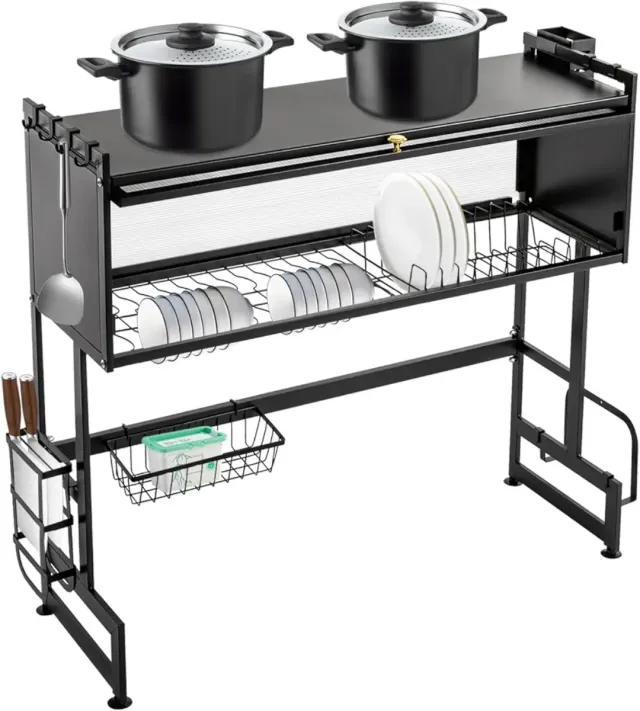 Mensola da cucina nera