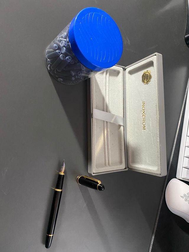 Pluma Inoxcrom 1920 23,6 Kts Tinta Incluida