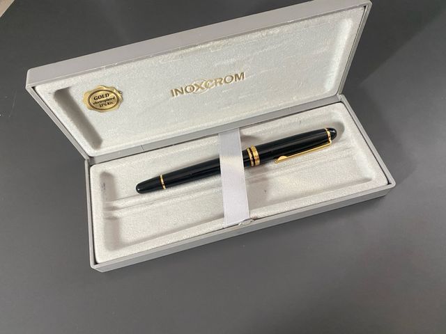 Pluma Inoxcrom 1920 23,6 Kts Tinta Incluida