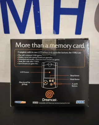 Sega Dreamcast Visual Memory Unit HKT 7000 Azul