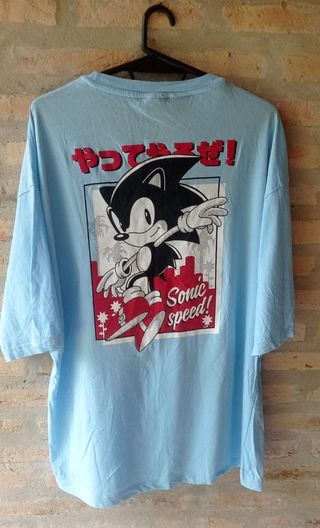 Camiseta Sonic XL Anime Manga