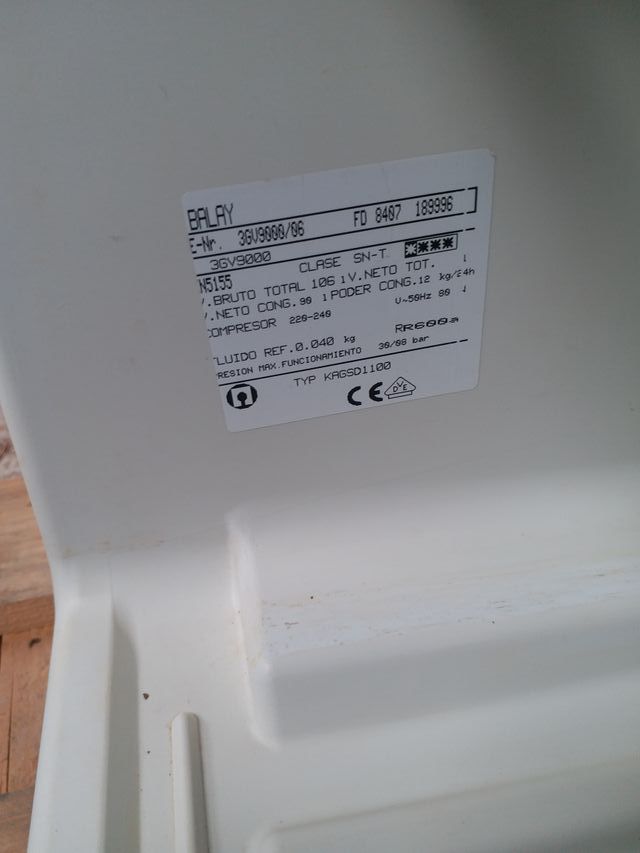 Congelador Balay Blanco
