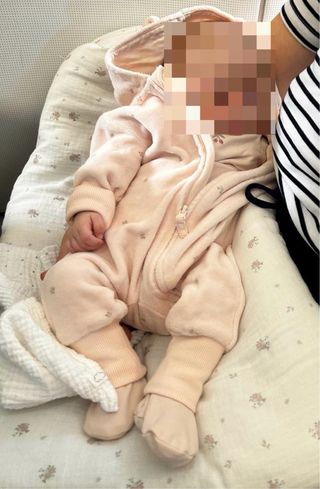 Buzo terciopelo recién nacido 1-2 meses