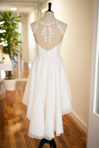 Vestido de Novia Corto Blanco