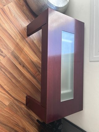 Mesa de centro madera y cristal