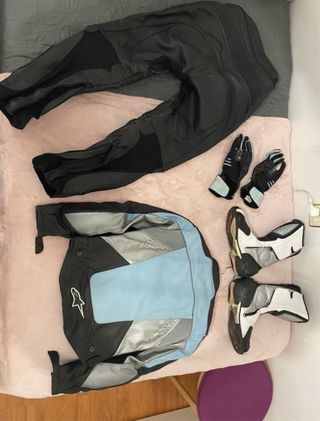 Traje Moto Alpinestars + Botas TCX