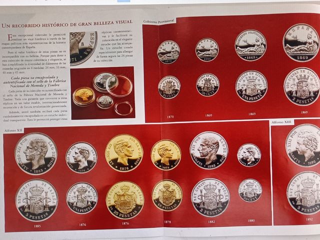 Historia de la Peseta 2001 Plata y Oro