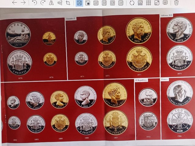 Historia de la Peseta 2001 Plata y Oro