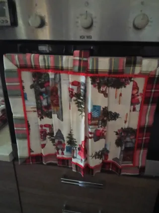 Set Copri Forno e Piano Cottura Natale