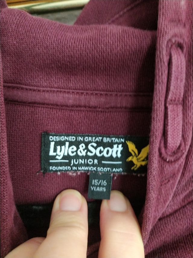 Sudadera Lyle & Scott ,comprobar medidas!