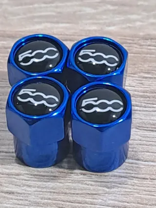 Tapones Válvula Fiat 500 Azul