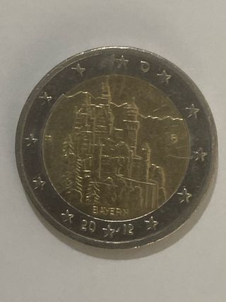 Moneda 2 Euros Bayern