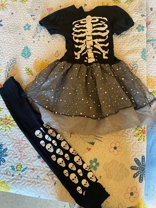 Disfraz Halloween Esqueleto Niña