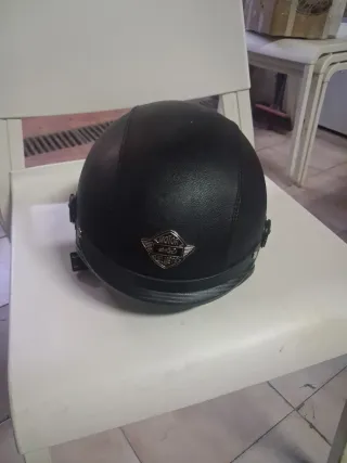 Casco de moto estilo retro