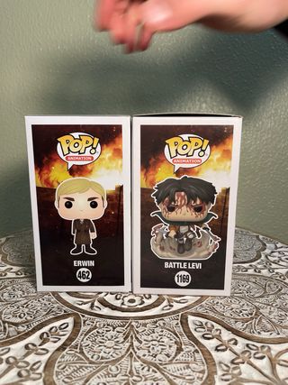 Funko Pop! Attack on Titan Erwin 462 & Levi 1169