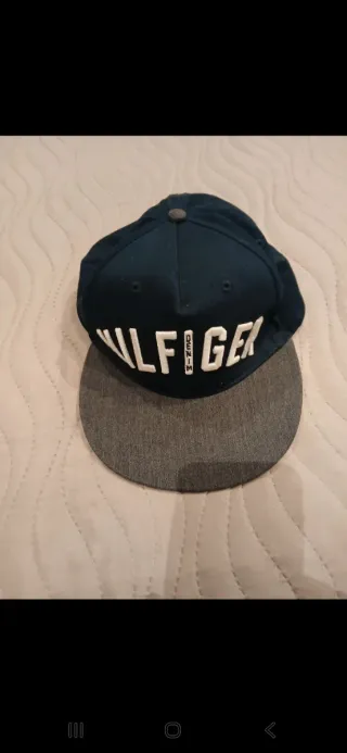 Cappello Tommy Hilfiger Blu/Grigio Cotone