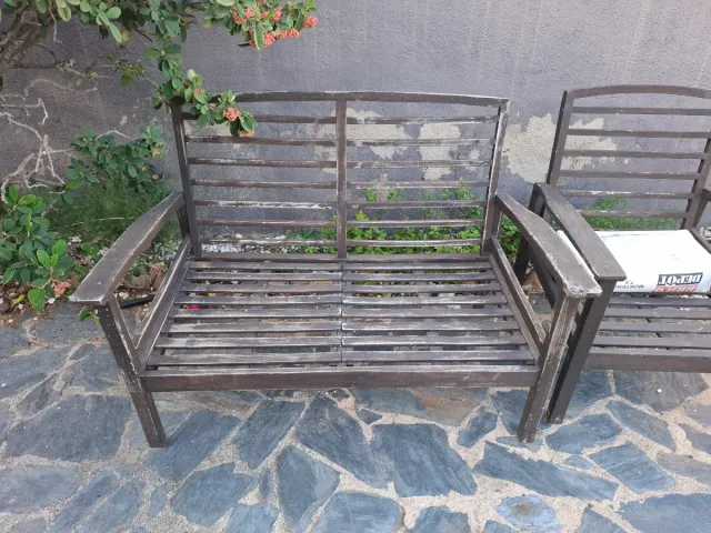 Conjunto de teca exterior